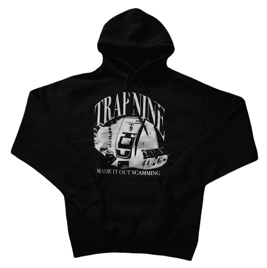 BLK- SCAM NINE HOODIE