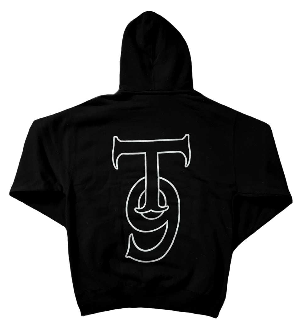 BLK- SCAM NINE HOODIE